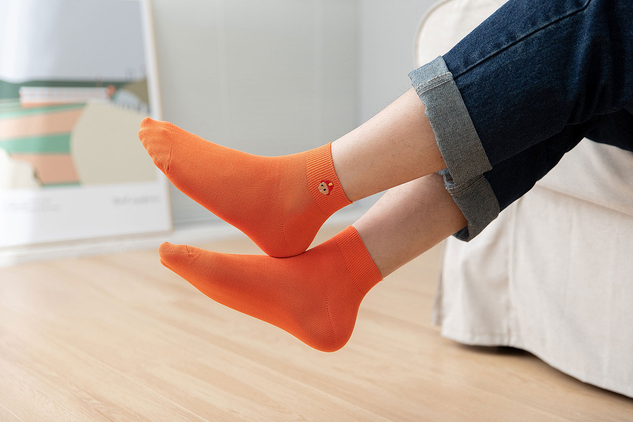 2020春夏男袜短袜刺绣日系袜子