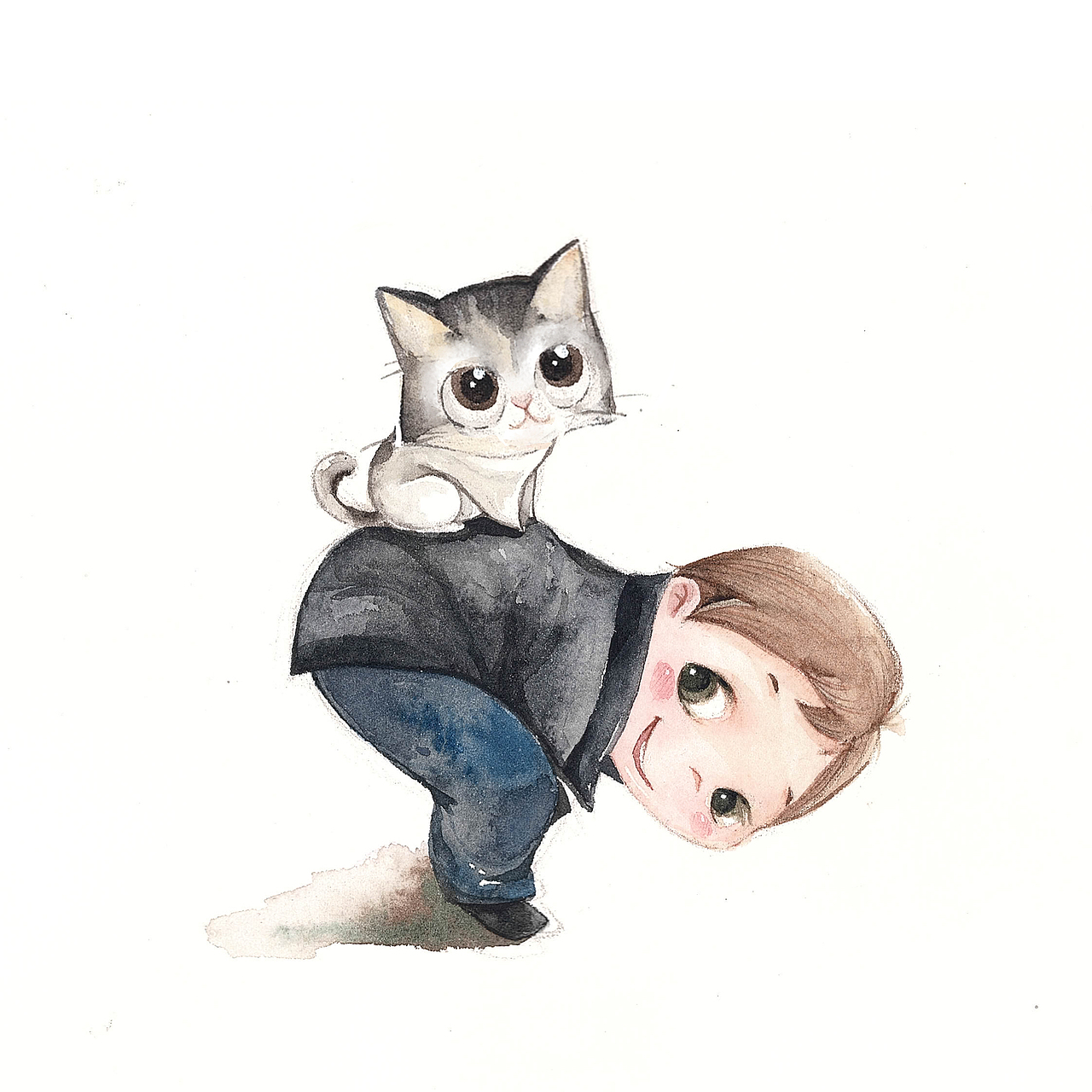 平衡（图ZODkzNzM0ODQ=） - 儿童插画 - 站酷设计师zhu_julia57原创素材 - 站酷ZCOOL