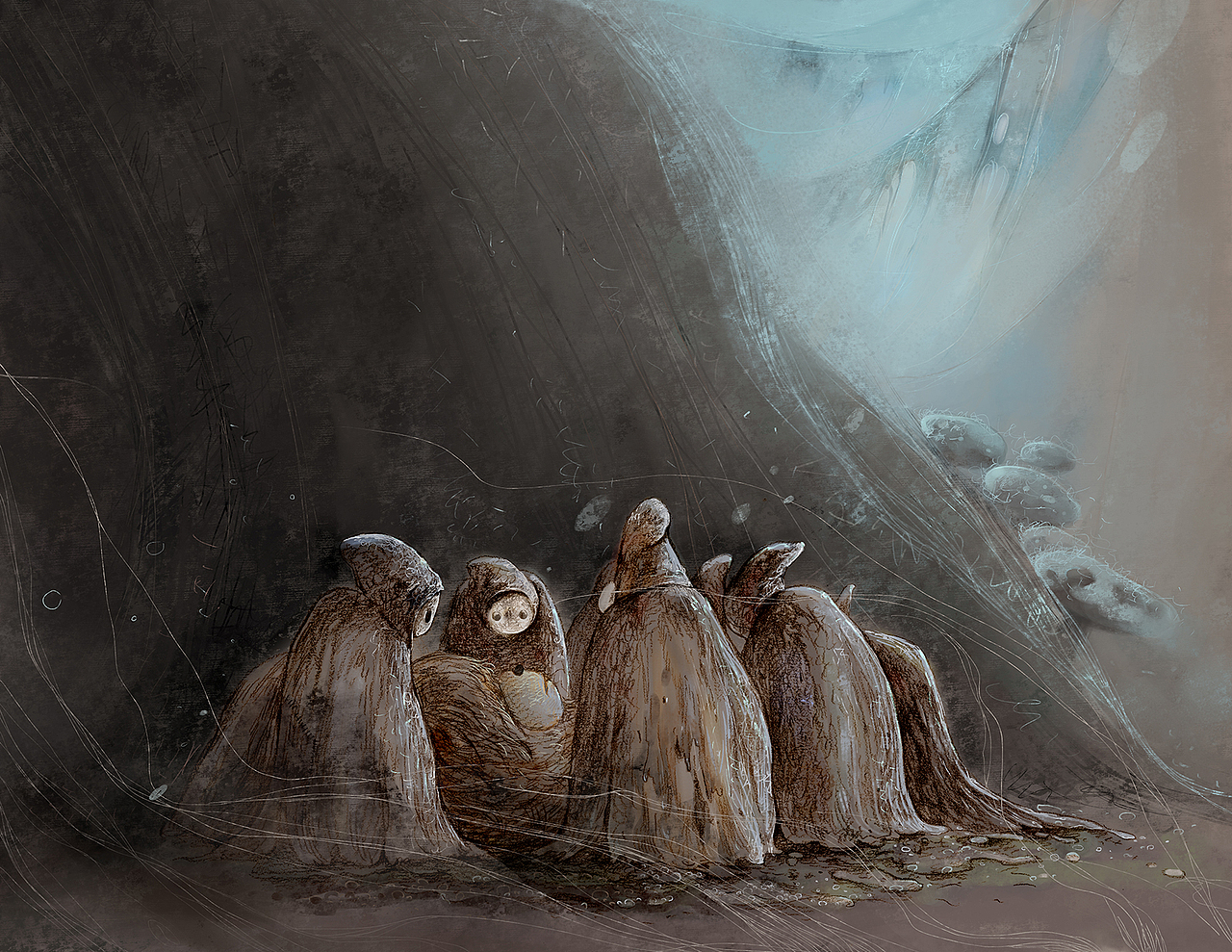 小白快跑（作者： 也毛，三乖）（图ZMTMyMTQ2ODQ4） - 绘本 - 站酷设计师也毛原创素材 - 站酷ZCOOL