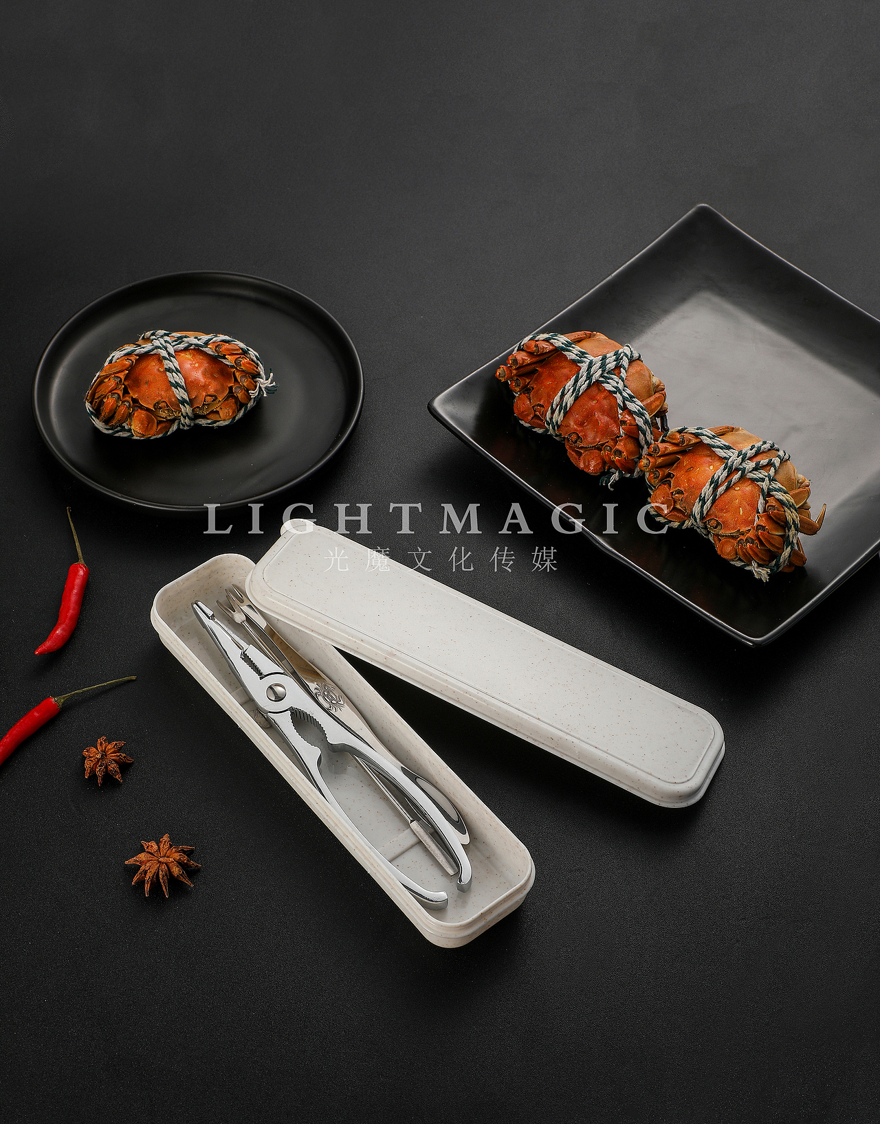 电商摄影|螃蟹夹