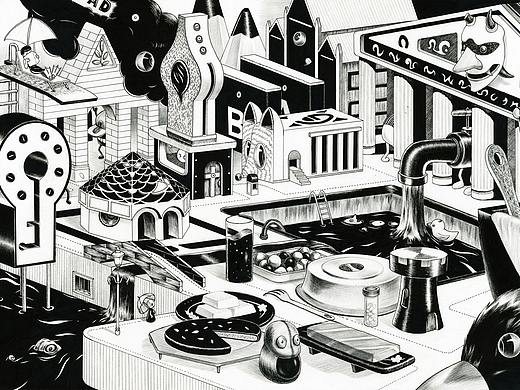 失乐园（个人主页-ZMzk0MzE1MzI=） - 艺术插画 - 站酷设计师UEGAR_宇佳原创素材 - 站酷ZCOOL