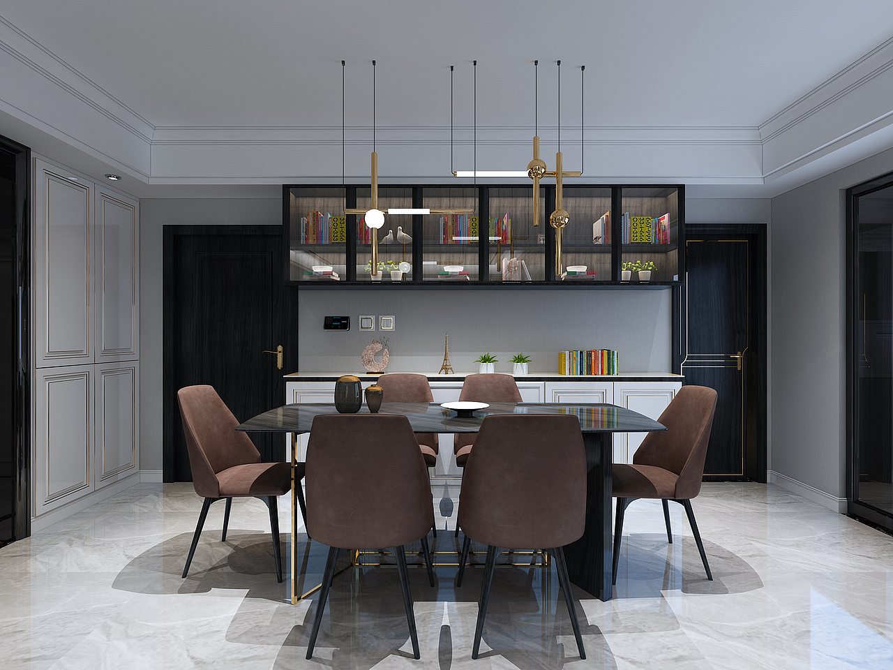 后现代轻奢灰色调（图ZMTcwNTMzNDA0） - 家装设计 - 站酷设计师少女Akihi原创素材 - 站酷ZCOOL