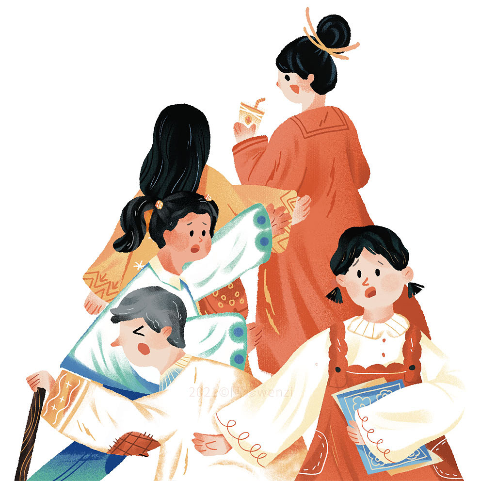 儿童故事插画（图ZMjQ2NTk3MzUy） - 儿童插画 - 站酷设计师阿修wenzi原创素材 - 站酷ZCOOL