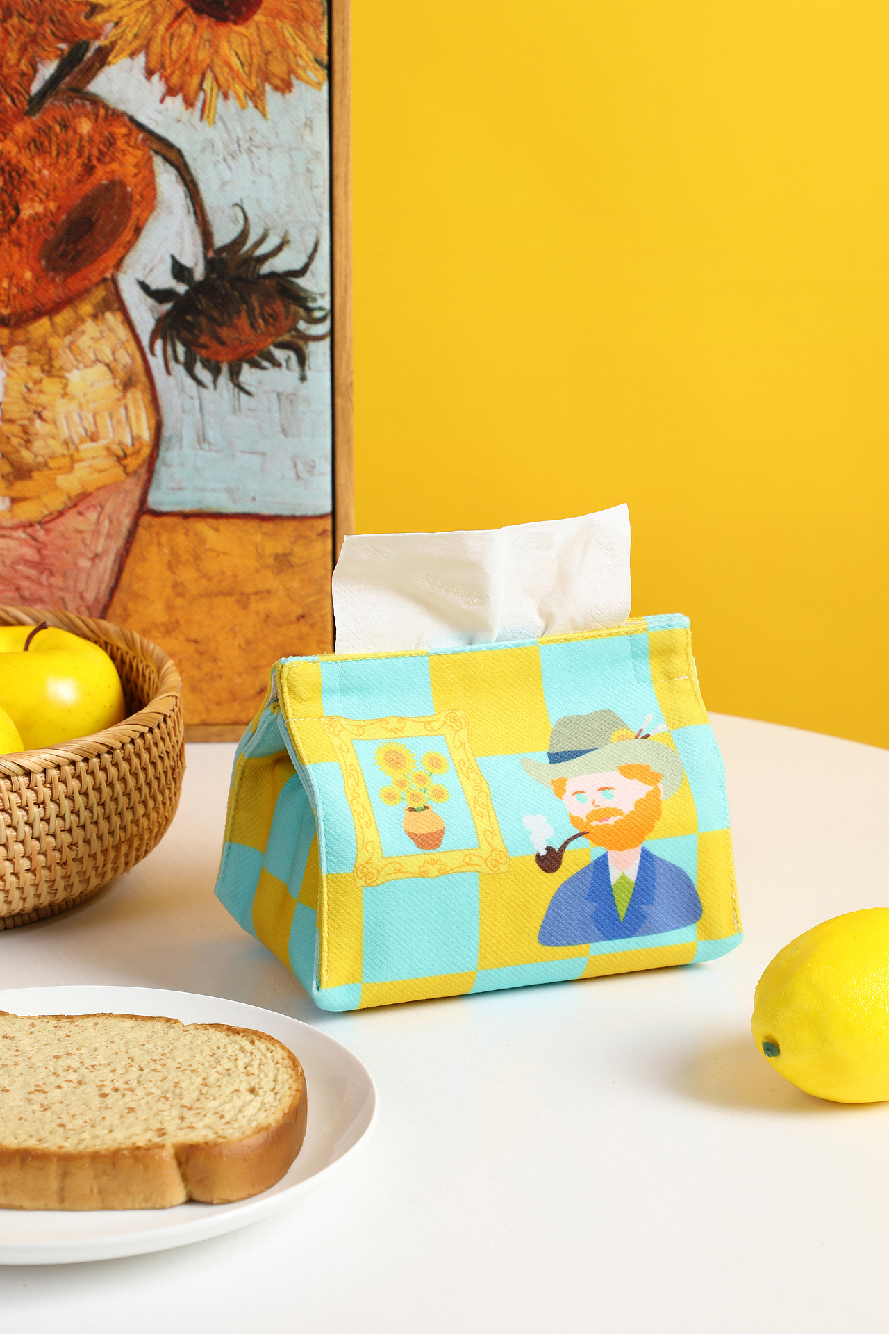 梵高系列纸巾盒拍摄（图ZMjgzMjI0NzUy） - 产品摄影 - 站酷设计师Xeaow原创素材 - 站酷ZCOOL