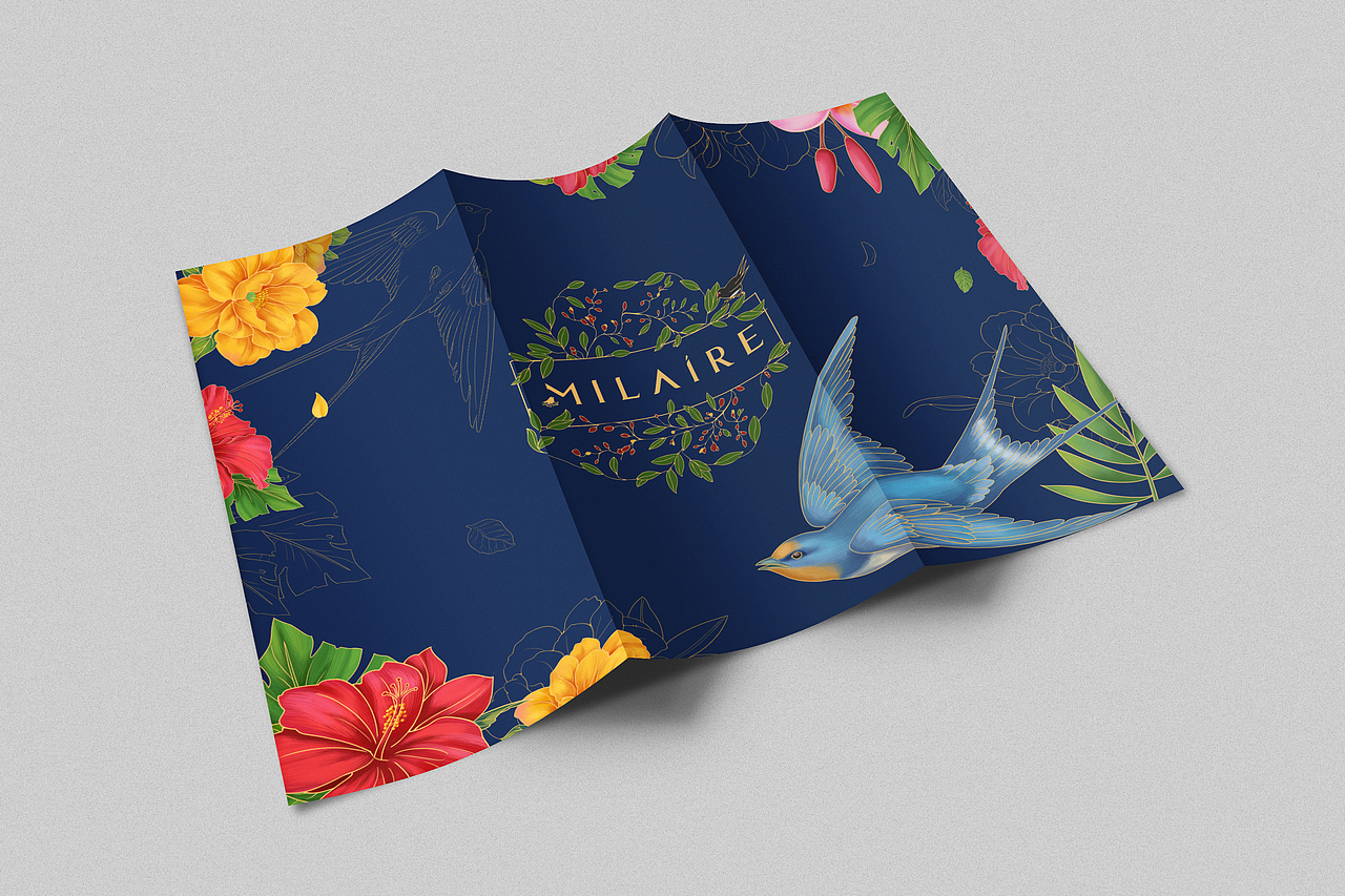 【milaire】马来西亚品牌logo设计及面膜产品包装设计