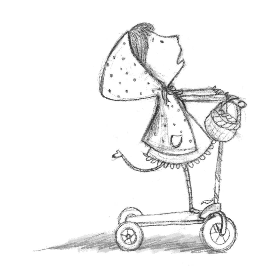 手绘简笔画--《快乐时光》