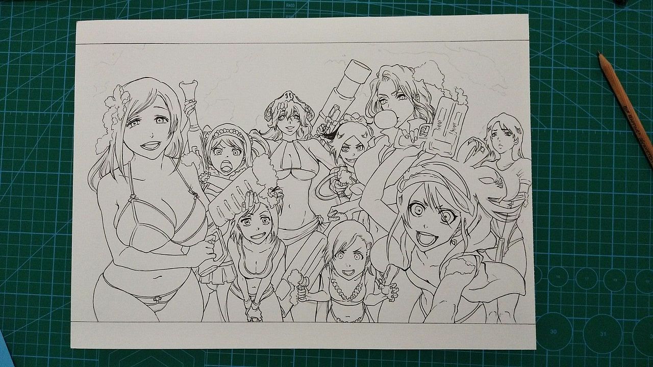 死神/bleach泳装人物