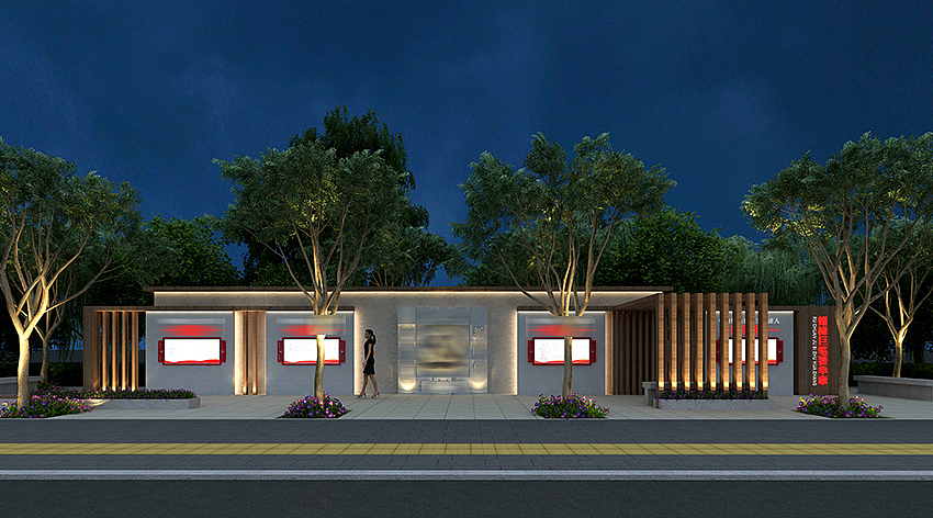 党建文化街区&景墙设计（图ZMTk3MTU3ODQ4） - 景观设计 - 站酷设计师楚磊原创素材 - 站酷ZCOOL