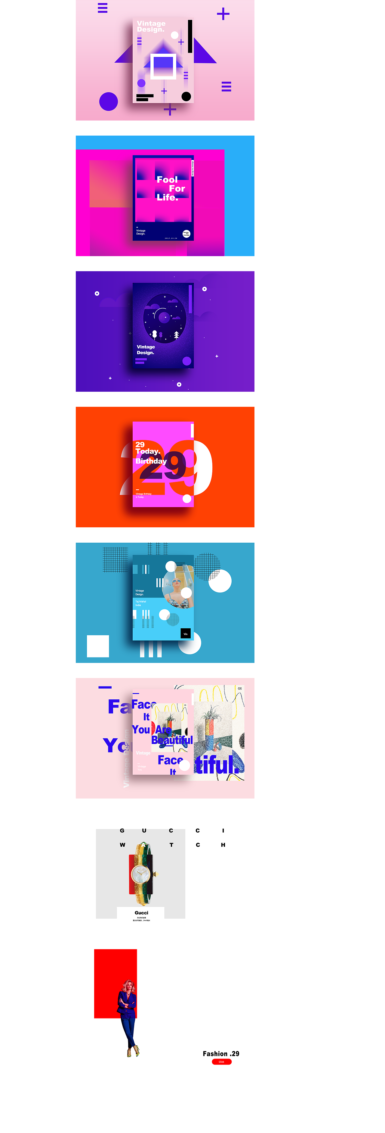 平面（图ZOTUyOTk5MzI=） - 海报 - 站酷设计师Vintage古着原创素材 - 站酷ZCOOL
