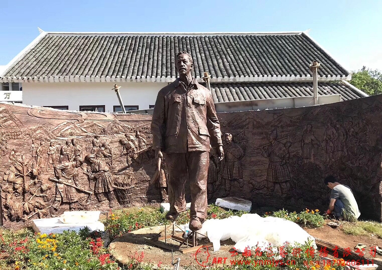 昆明铸铜、锻铜浮雕雕塑/石雕石刻/彩绘文化墙