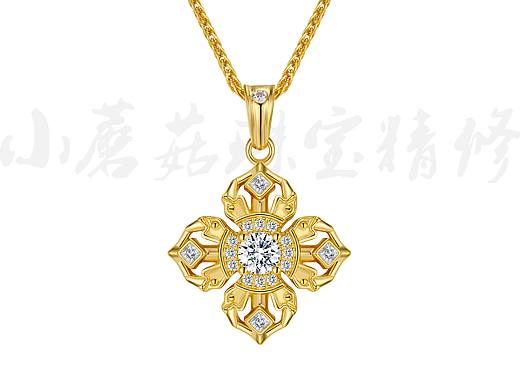 吊坠修图