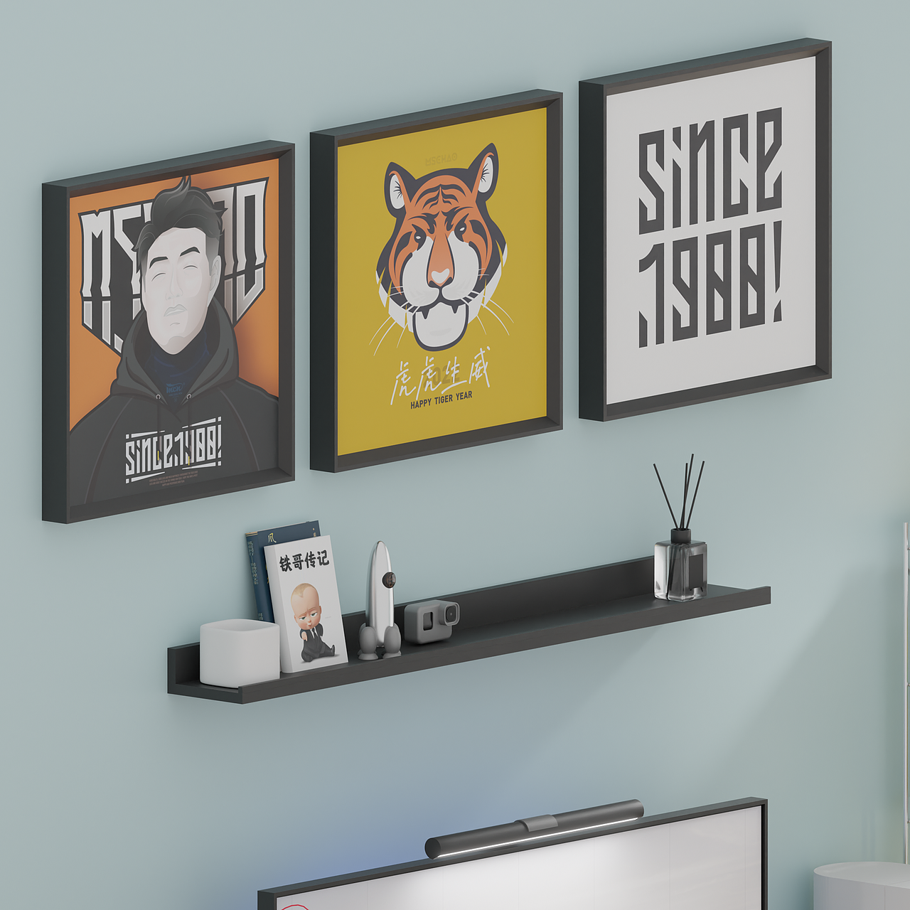 [blender]桌面workspace习作