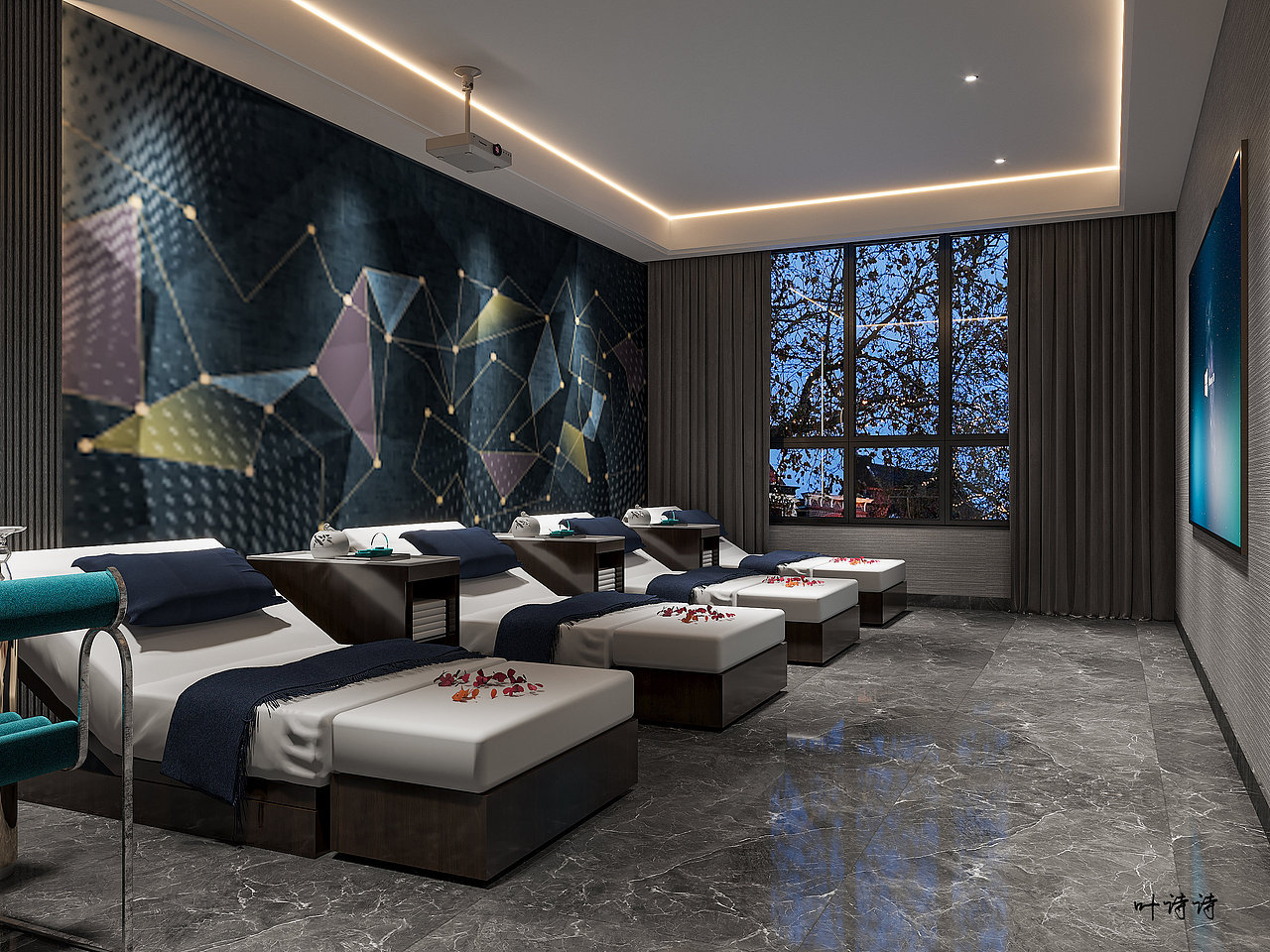 新中式足浴店—飘逸清韵休闲居