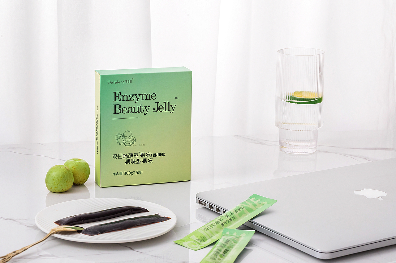 倩优源酵素果冻外包装设计