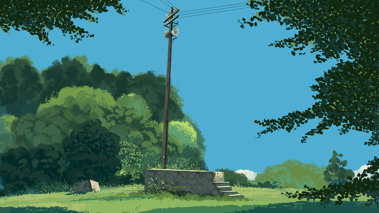 我绘制的一些动画背景