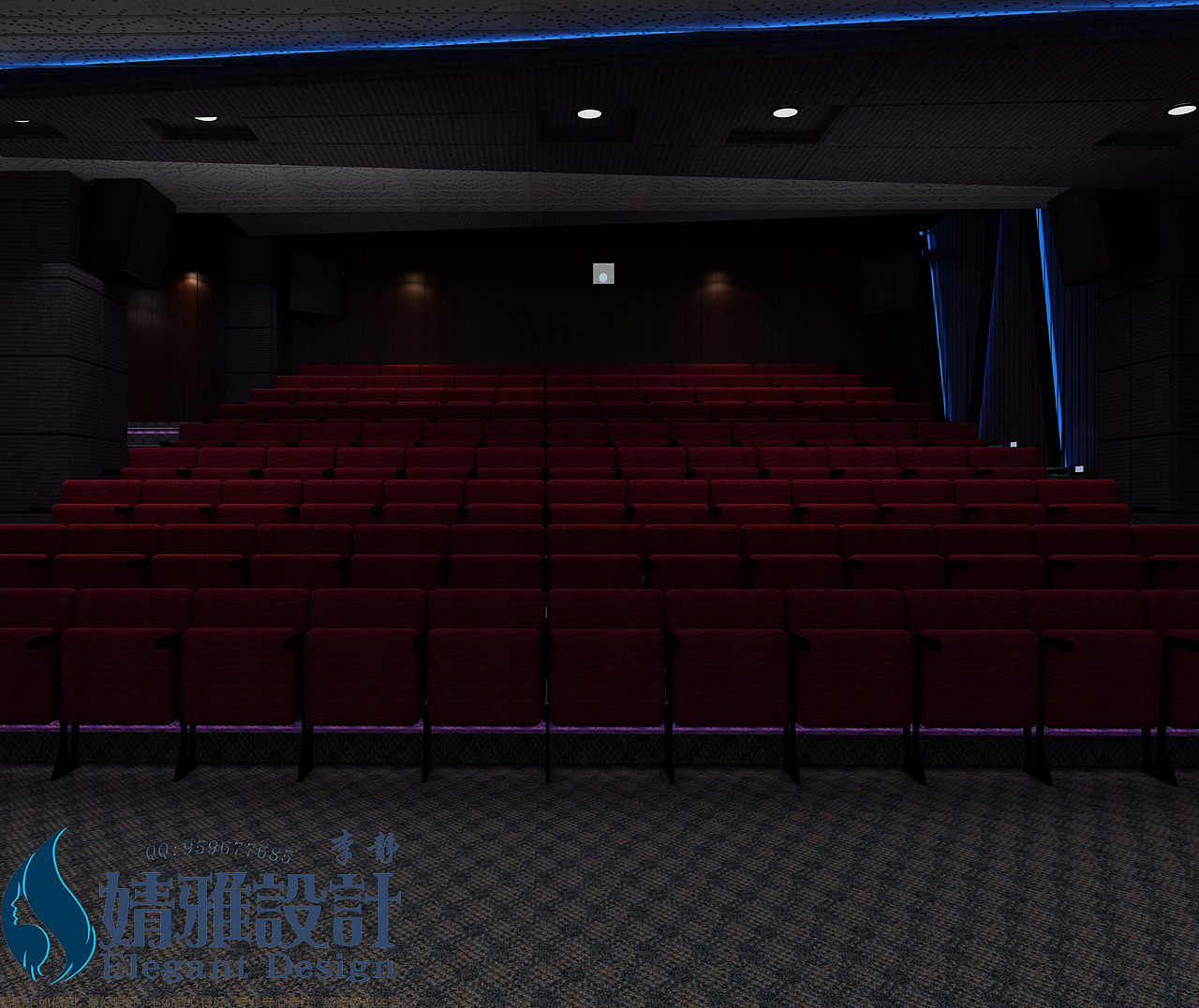 电影院（图ZOTYzODg1MjQ=） - 家装设计 - 站酷设计师婧雅设计原创素材 - 站酷ZCOOL