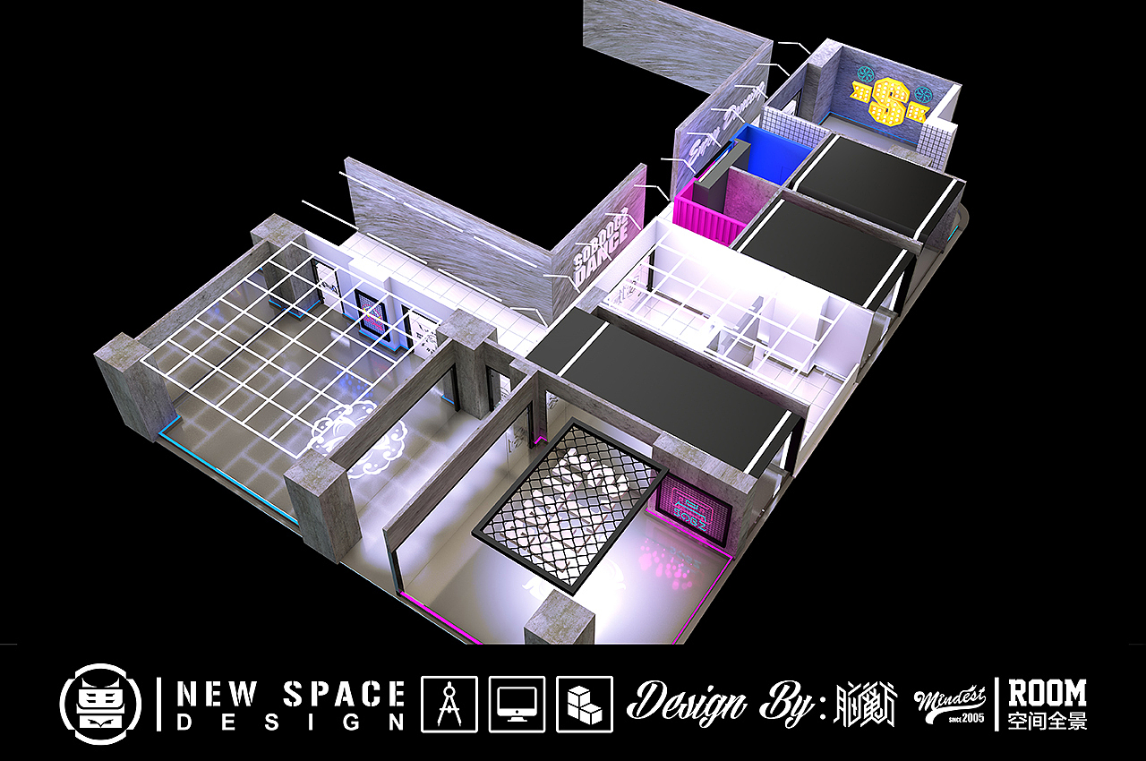 兽部潮流文化中心（图ZMTE2ODAwMDg4） - 家装设计 - 站酷设计师万鱼鱼原创素材 - 站酷ZCOOL