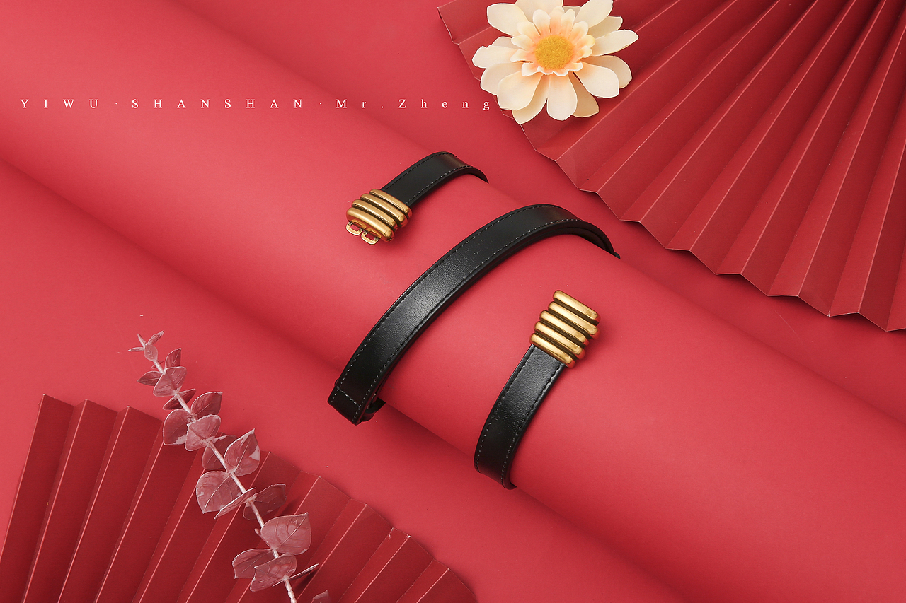 皮带 男、女款式 拍摄~