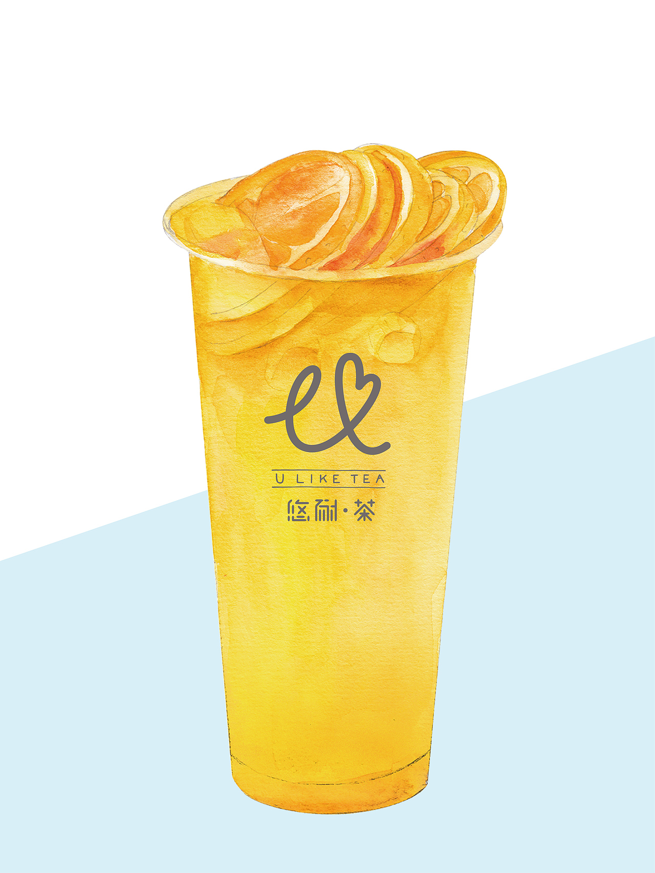 饮品插画海报