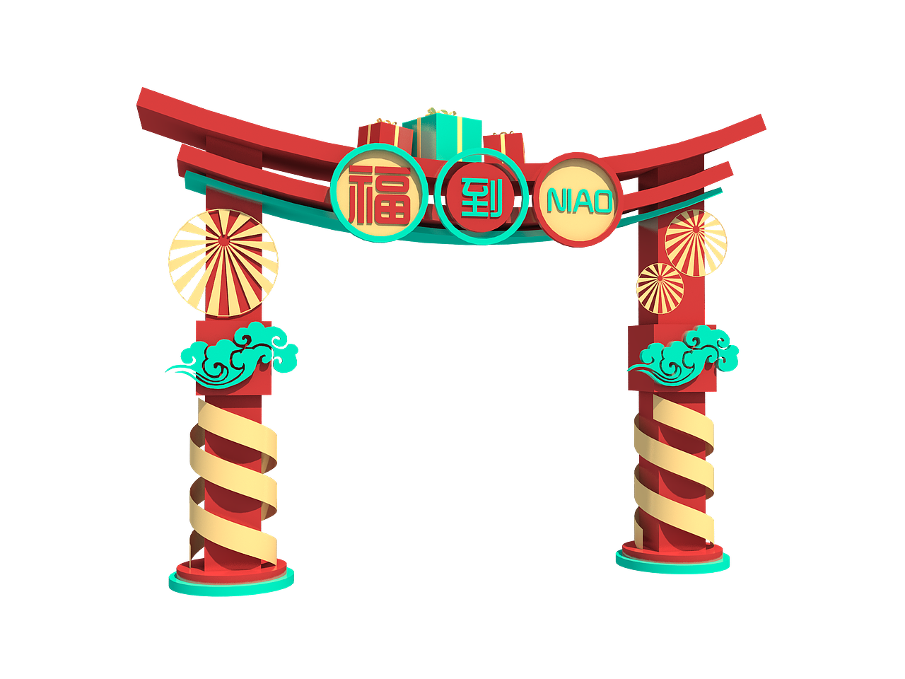 无锡云福大厦美陈（图ZMTgwMzY1NjU2） - 场景 - 站酷设计师美陈Hello世界原创素材 - 站酷ZCOOL