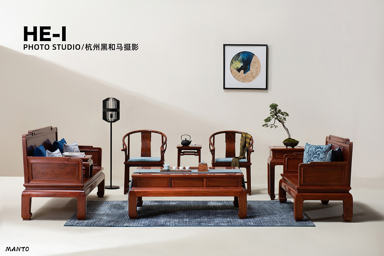 红木摄影|红木家具摄影|红木家具拍摄|产品摄影|黑和马