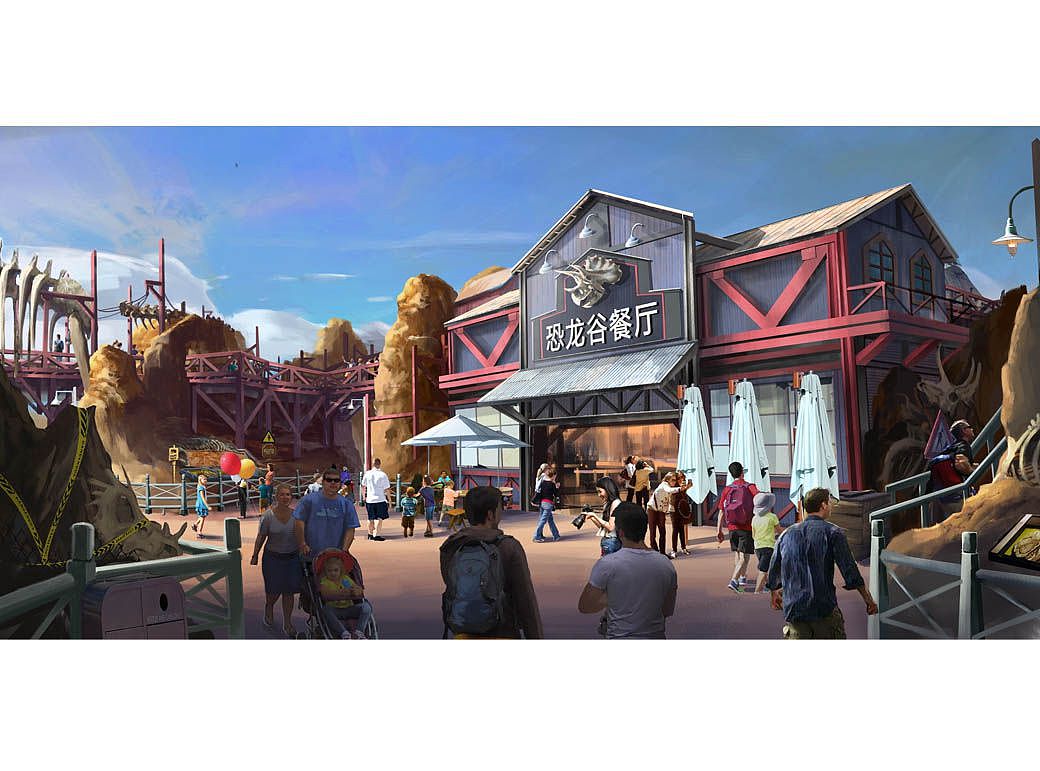 兰州西部恐龙园-鸟瞰效果图（图ZMjgyNTY1NzI0） - 景观设计 - 站酷设计师圣景创筑原创素材 - 站酷ZCOOL