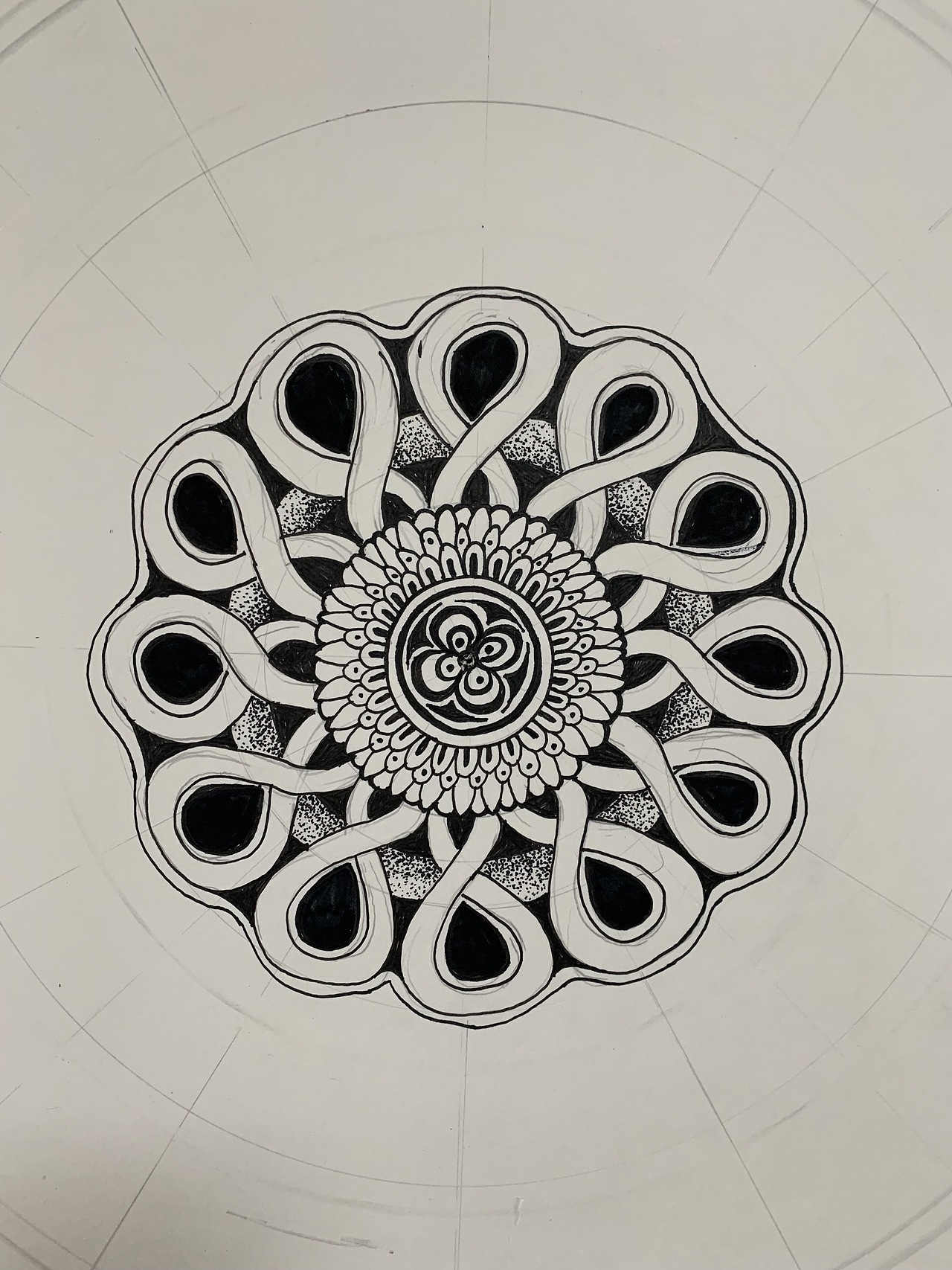 几张缠绕画作业