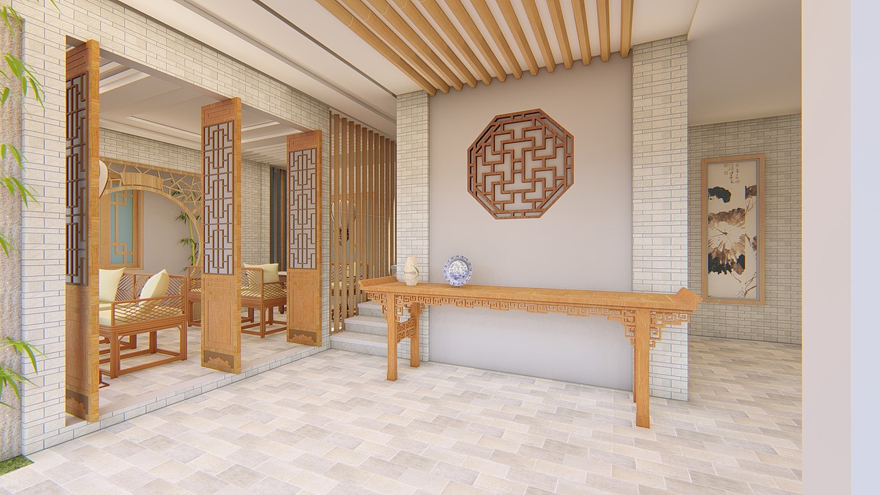 茶馆-室内（图ZMTQzNTA1ODAw） - 家装设计 - 站酷设计师橙皮的很原创素材 - 站酷ZCOOL