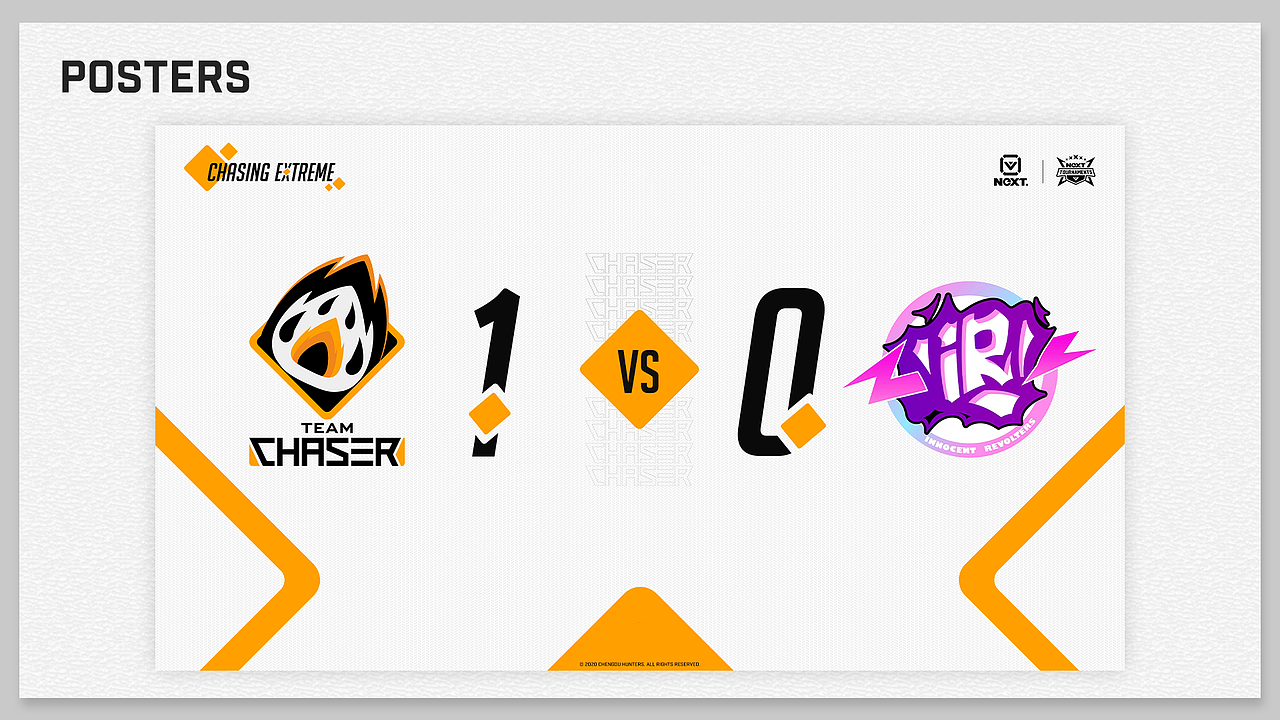 成都猎人队学院队 TEAM CHASER 战队 LOGO 及海报设计（图ZMjMzNzMyNTg0） - 品牌 - 站酷设计师SilenChan原创素材 - 站酷ZCOOL