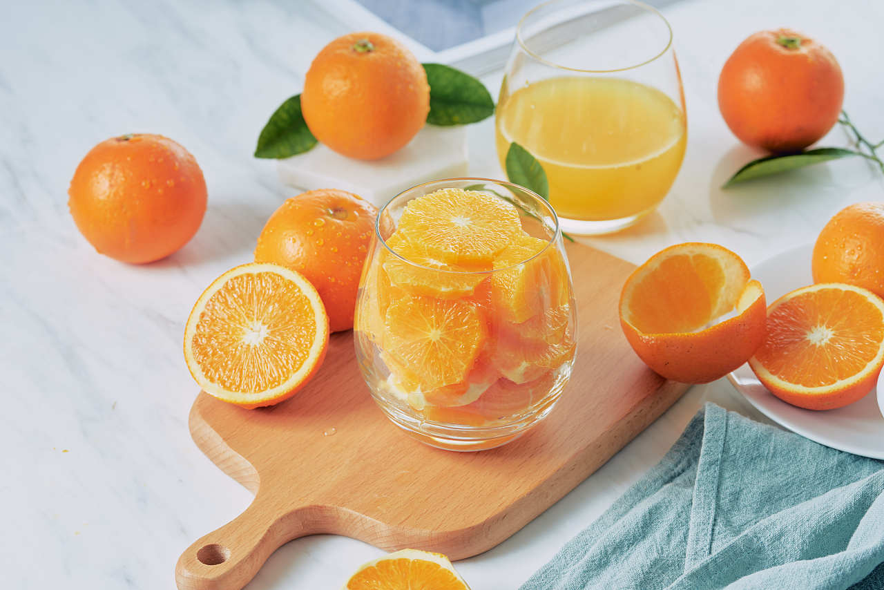 冰糖橙子果汁
