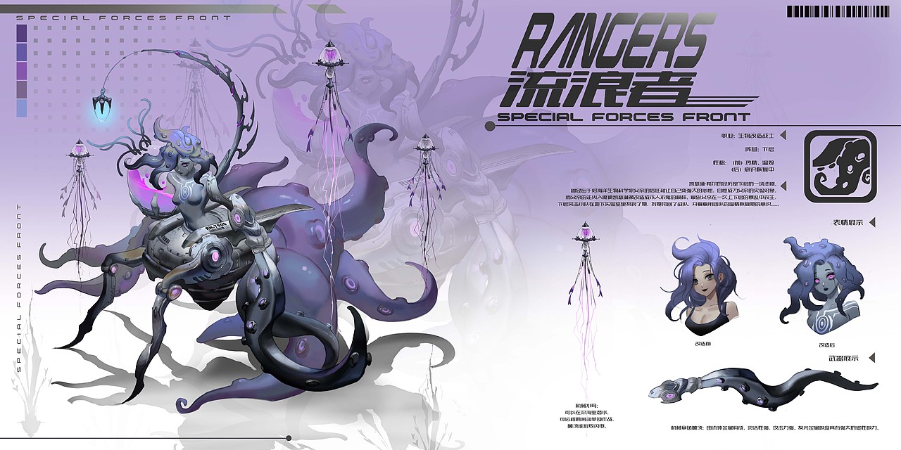 朋克女孩设定（图ZMjYwMDY5MzYw） - 概念设定 - 站酷设计师性感老吉原创素材 - 站酷ZCOOL