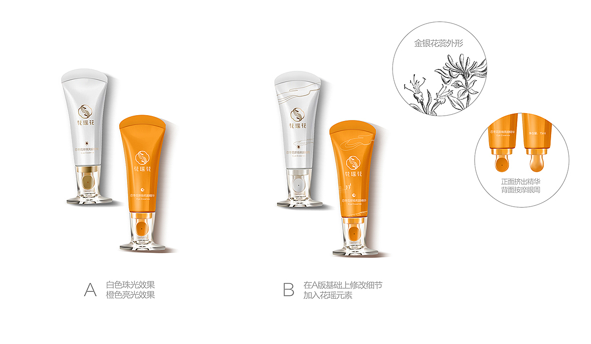 2018年眼精华包装---日夜双瓶版