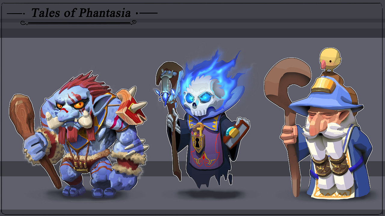 q版小设定|插画|游戏原画|战神3 - 原创作品 - 站酷 (zcool)