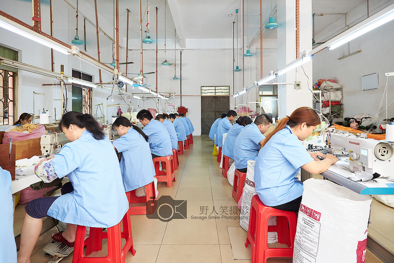 毛绒玩具厂工厂车间摄影东莞企业宣传环境上门拍摄