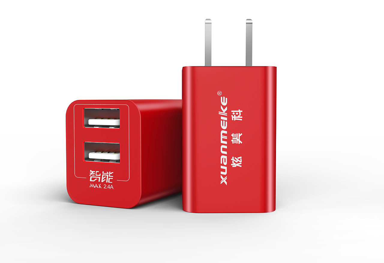 淘宝充电头/器产品拍摄图片精修后期直通车创意图设计