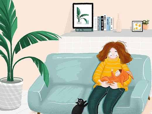 工作 - 朋友圈广告投放（个人主页-ZMjczNzk4OTI=） - 商业插画 - 站酷设计师桃儿爷_Peach原创素材 - 站酷ZCOOL