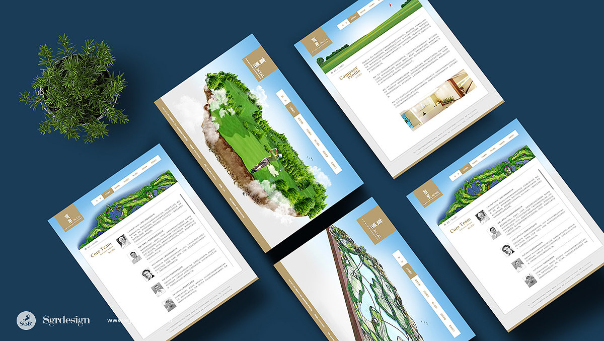 某高尔夫网站设计项目（图ZMzcyMjUwNzY=） - 企业官网 - 站酷设计师半人马设计原创素材 - 站酷ZCOOL