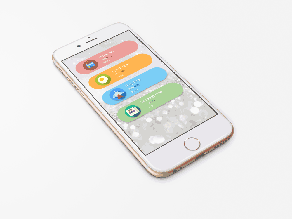 动态弹出效果（图ZNDQ4ODQ2MDA=） - APP界面 - 站酷设计师anole_Miffy原创素材 - 站酷ZCOOL