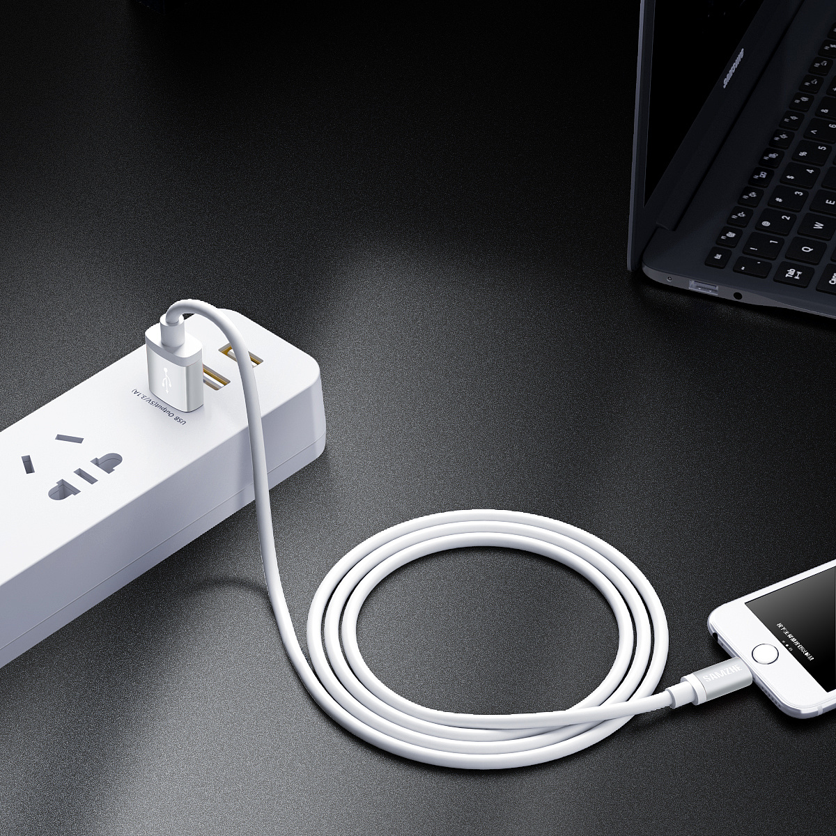 一波苹果数据线精修主图 - 原创作品 - 站酷(zcool)