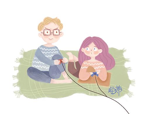 一起打游戏~（个人主页-ZMzQ0NDUwMDg=） - 儿童插画 - 站酷设计师小小海带原创素材 - 站酷ZCOOL