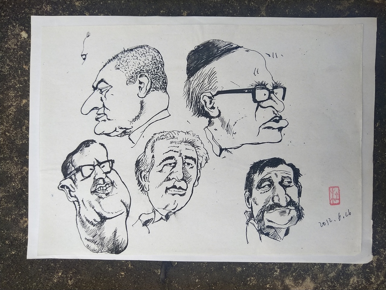 阿杜速写阿杜手绘速写肖像画大师速写艺术