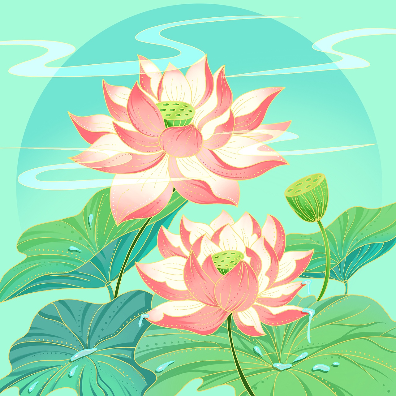 国朝插画-单体练习