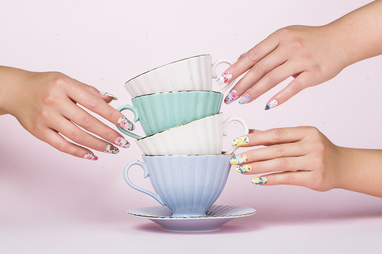 产品-美甲 摄影后期修饰