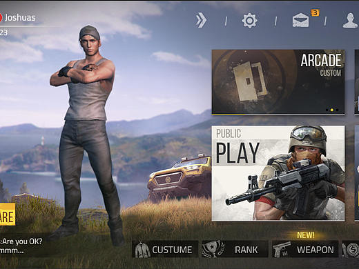 网易游戏《survivor royale》界面设计和部分徽标