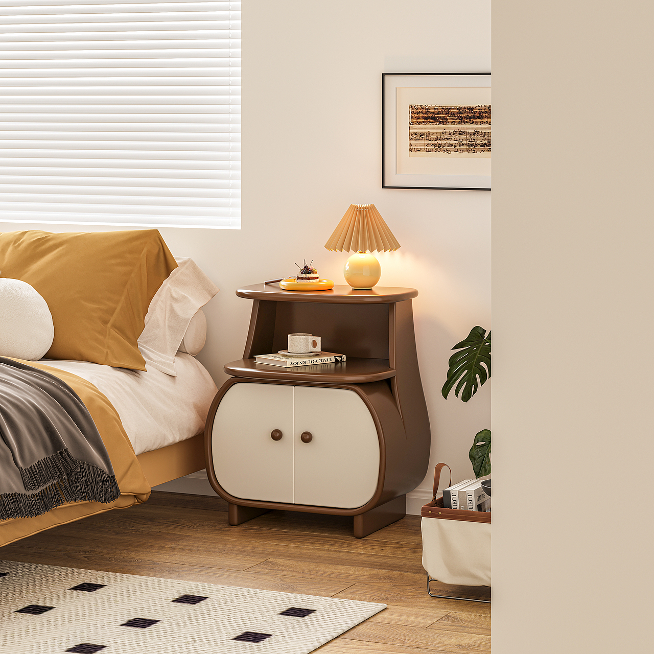 蜗牛床头柜（图ZMzU4MzEwNTc2） - 生活用品 - 站酷设计师川田野产品新闻发原创素材 - 站酷ZCOOL