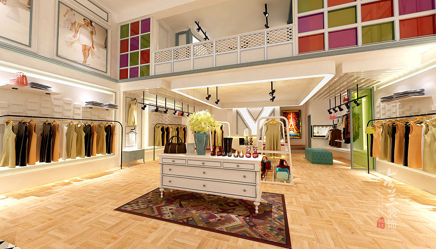 【雅佳服装名店】-成都服装店设计,成都服装店设计公司（图ZOTY2NDcwOTI=） - 家装设计 - 站酷设计师成都服装店_设计原创素材 - 站酷ZCOOL