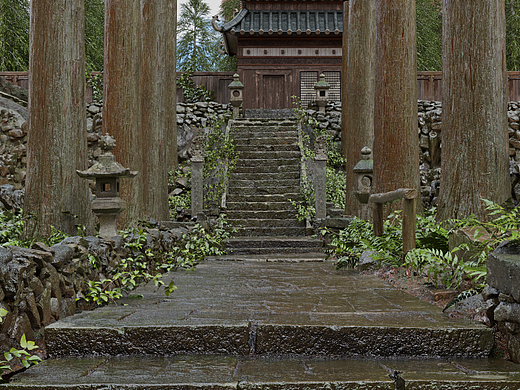 用c4d尝试模仿空山新雨后