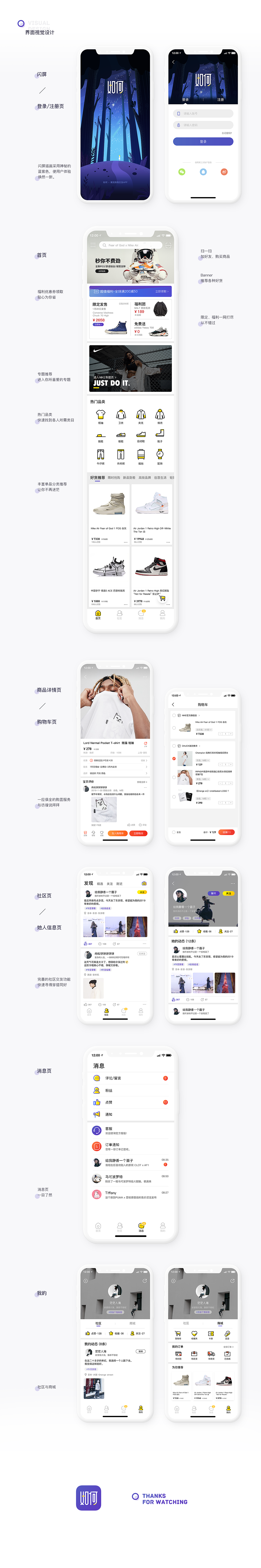 如何 - 潮流购物交友APP DESIGN