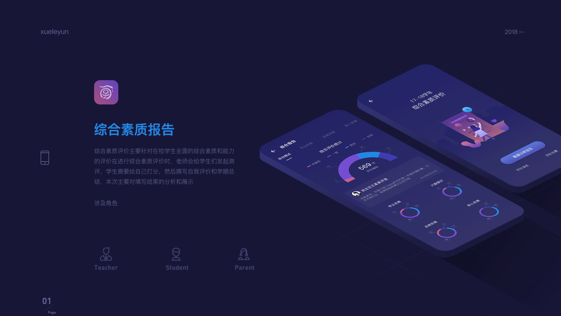 学乐云综合素质报告（图ZMTM0MDUwMjQ4） - APP界面 - 站酷设计师木棂原创素材 - 站酷ZCOOL