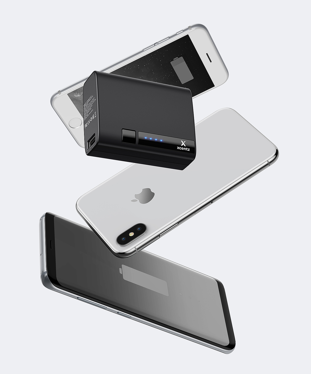 【Xcentz移动电源 渲染】